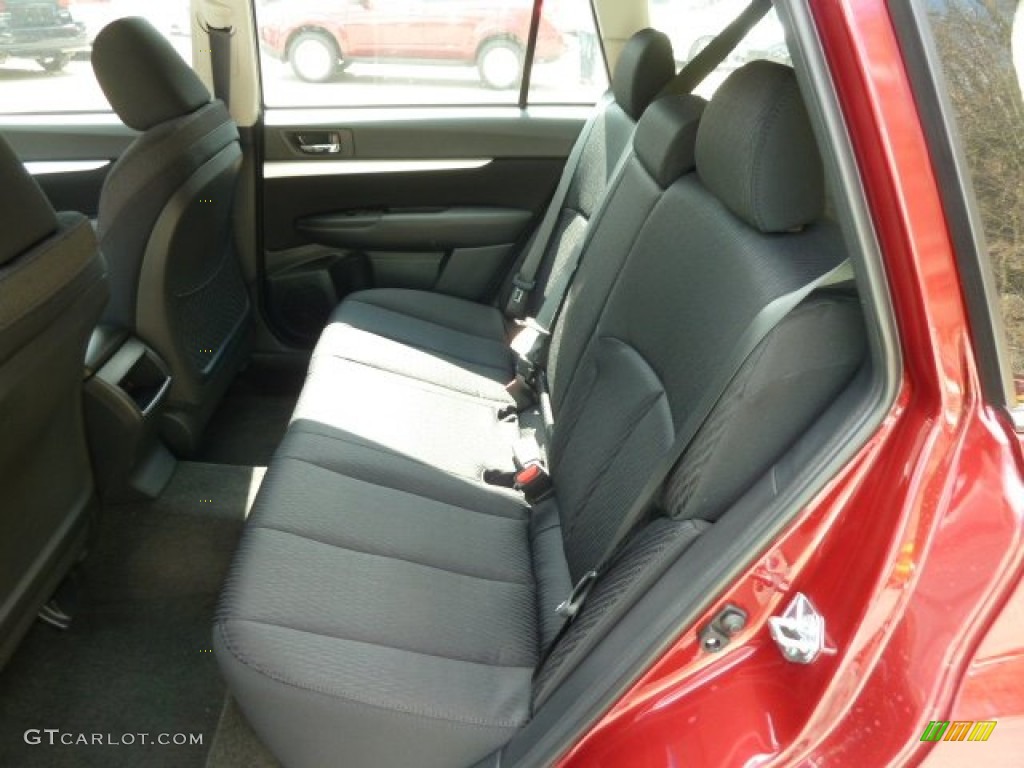 2012 Outback 2.5i - Ruby Red Pearl / Off Black photo #9