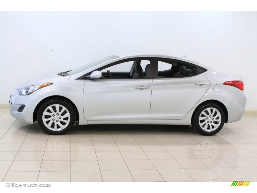 Radiant Silver 2011 Hyundai Elantra GLS Exterior Photo #62675978