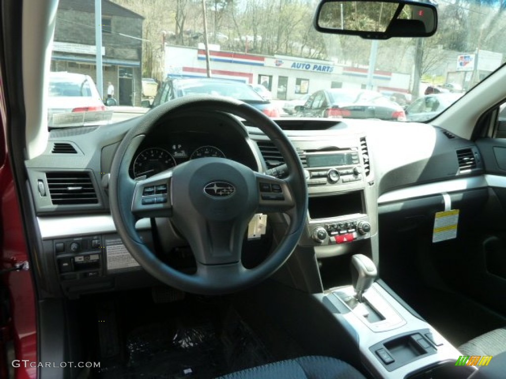 2012 Outback 2.5i - Ruby Red Pearl / Off Black photo #10