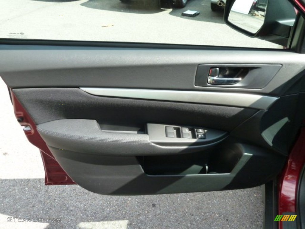 2012 Outback 2.5i - Ruby Red Pearl / Off Black photo #11