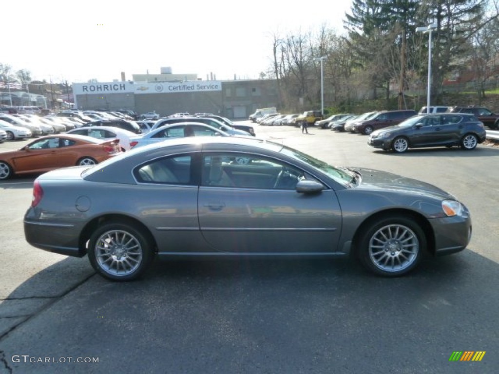 2003 Sebring LXi Coupe - Dark Titanium Metallic / Dark Slate Gray photo #5