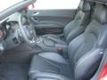 Black Fine Nappa Leather Interior Photo for 2011 Audi R8 #62676530