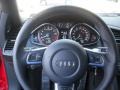 Black Fine Nappa Leather Steering Wheel Photo for 2011 Audi R8 #62676587
