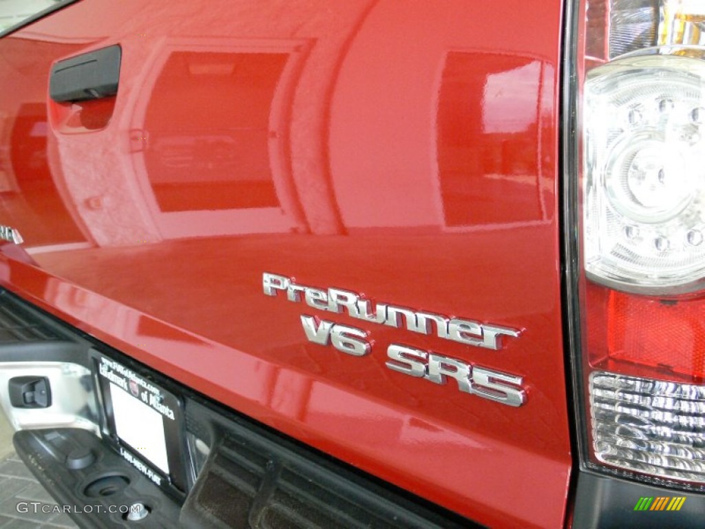 2009 Tacoma V6 PreRunner Access Cab - Barcelona Red Metallic / Graphite Gray photo #9