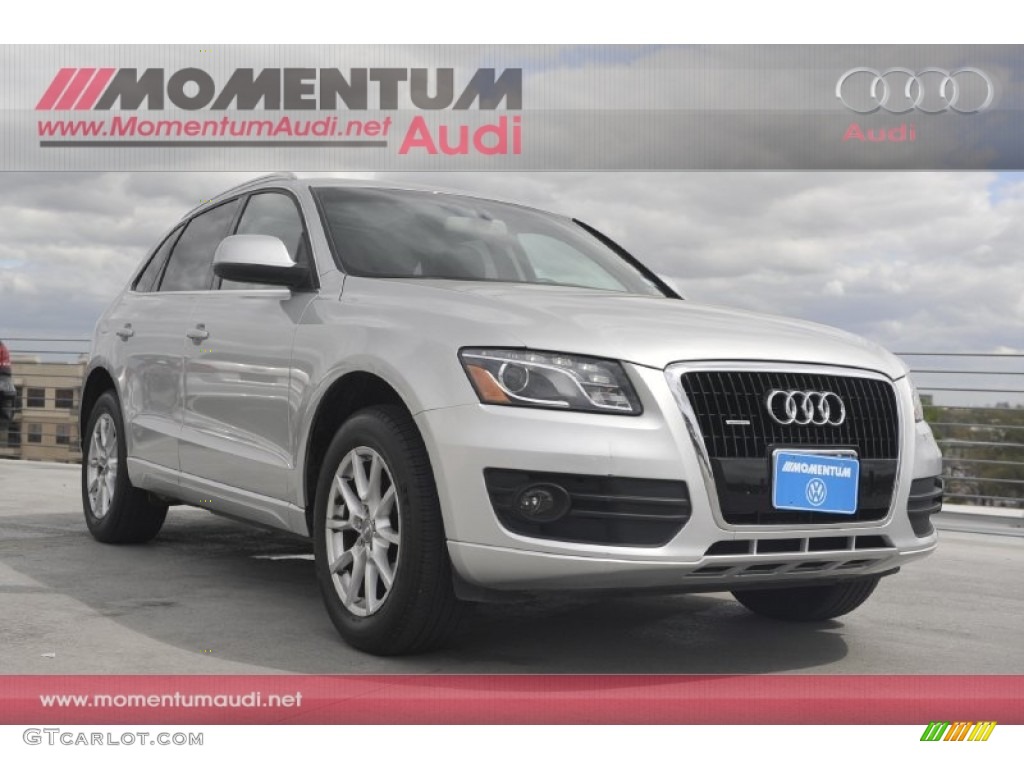 2009 Q5 3.2 Premium quattro - Ice Silver Metallic / Black photo #1