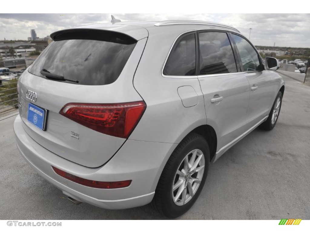 2009 Q5 3.2 Premium quattro - Ice Silver Metallic / Black photo #6