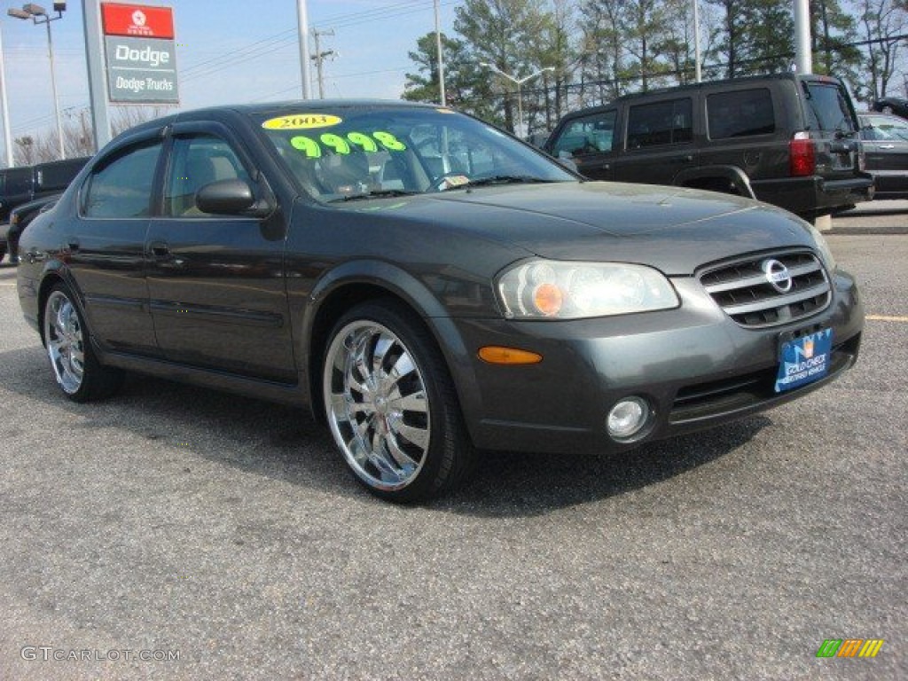 2003 Maxima SE - Gray Lustre / Frost photo #7