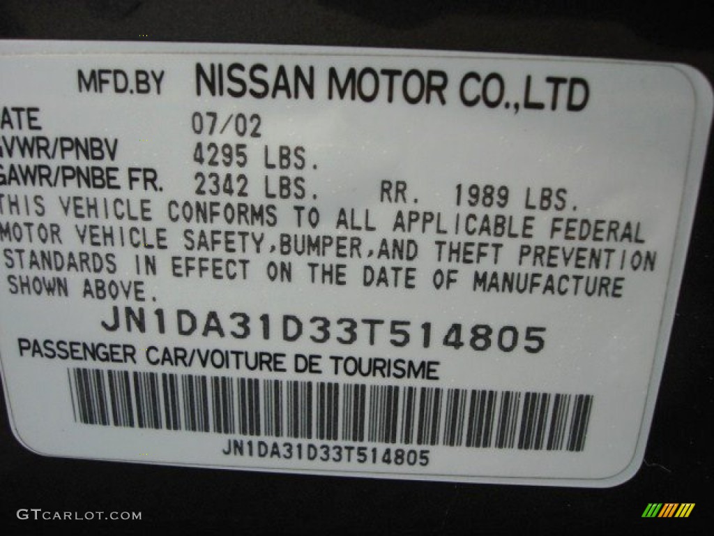 2003 Maxima SE - Gray Lustre / Frost photo #25