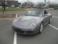 2005 Seal Grey Metallic Porsche 911 Carrera Cabriolet  photo #1