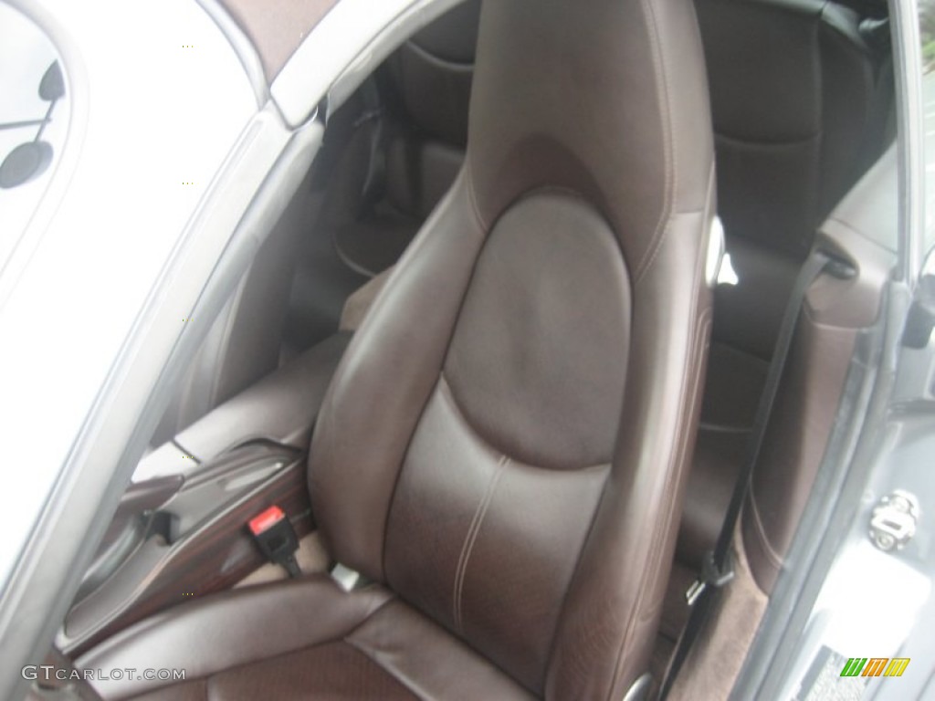 Cocoa Brown Interior 2005 Porsche 911 Carrera Cabriolet Photo #62680436