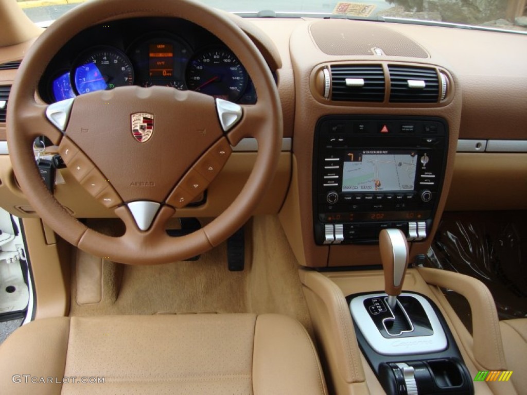 2009 Porsche Cayenne Tiptronic Havanna/Sand Beige Dashboard Photo #62681262