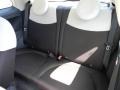 Tessuto Marrone/Avorio (Brown/Ivory) Rear Seat Photo for 2012 Fiat 500 #62681303