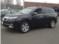 2010 Crystal Black Pearl Acura MDX   photo #1