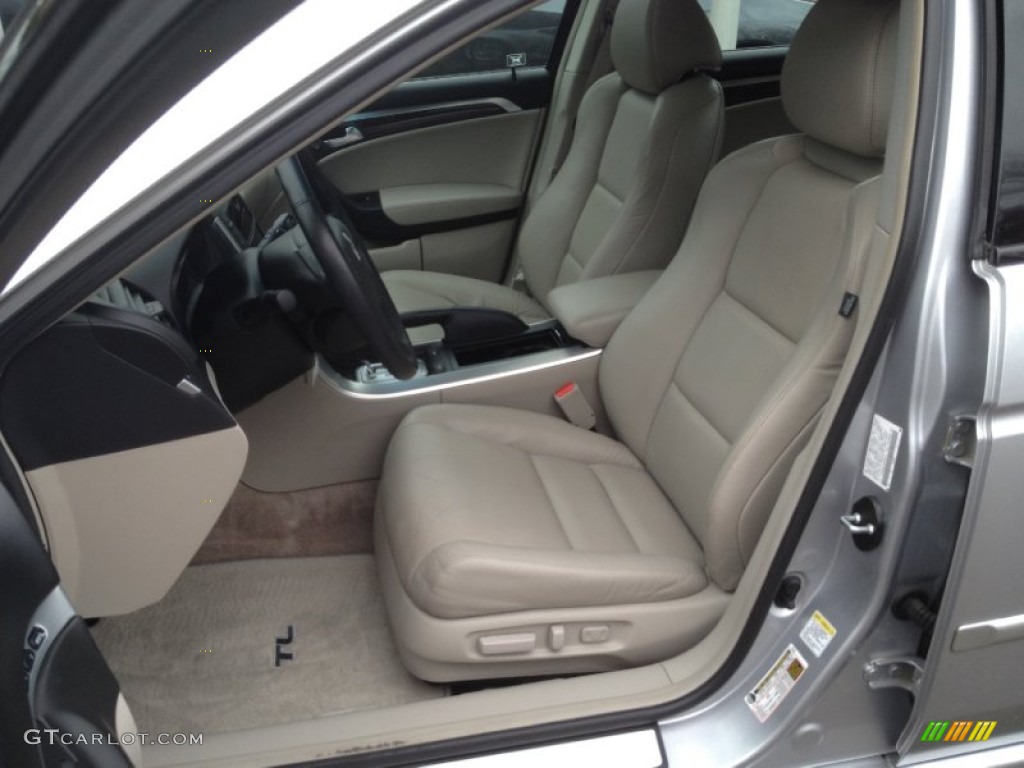 Parchment Interior 2008 Acura TL 3.2 Photo #62682975