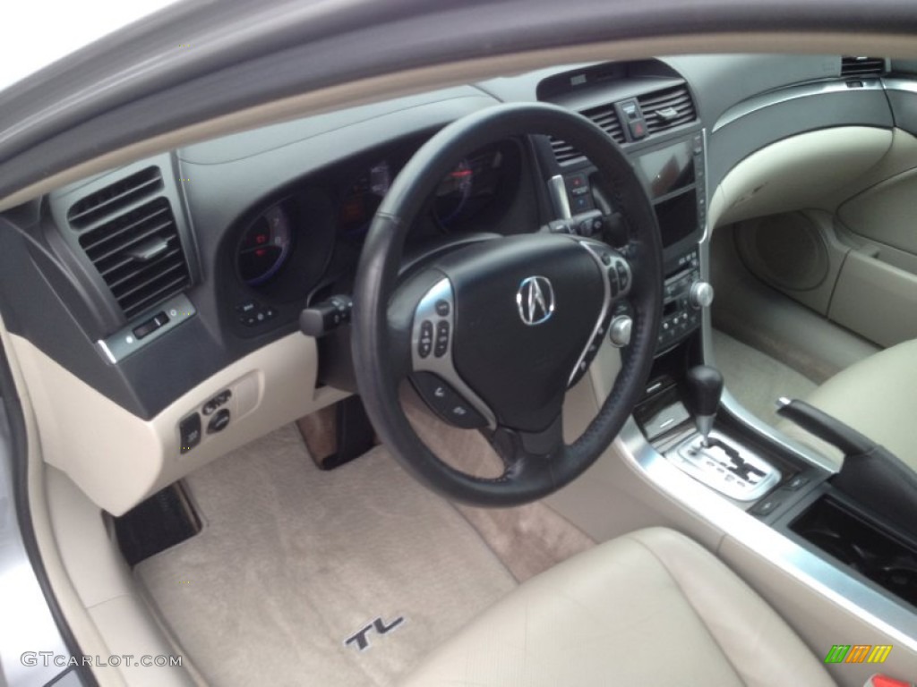 2008 Acura TL 3.2 Parchment Dashboard Photo #62682990