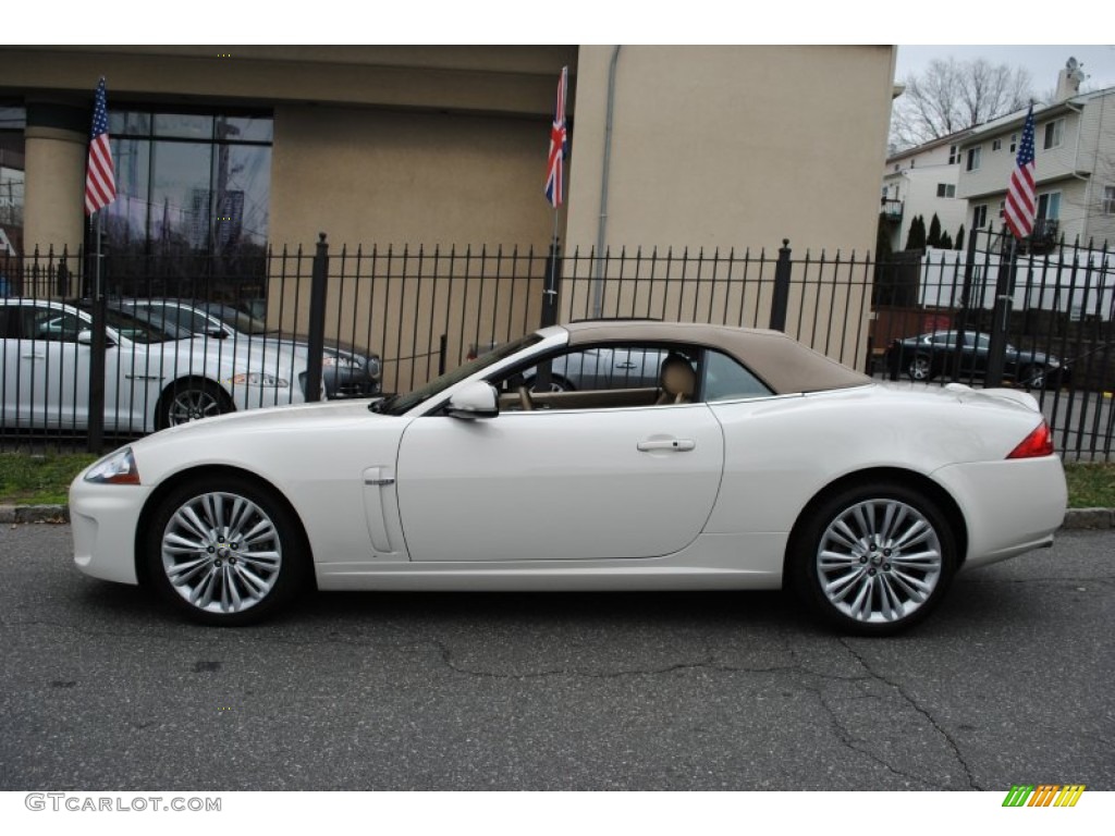 Porcelain White 2010 Jaguar XK XK Convertible Exterior Photo #62683196