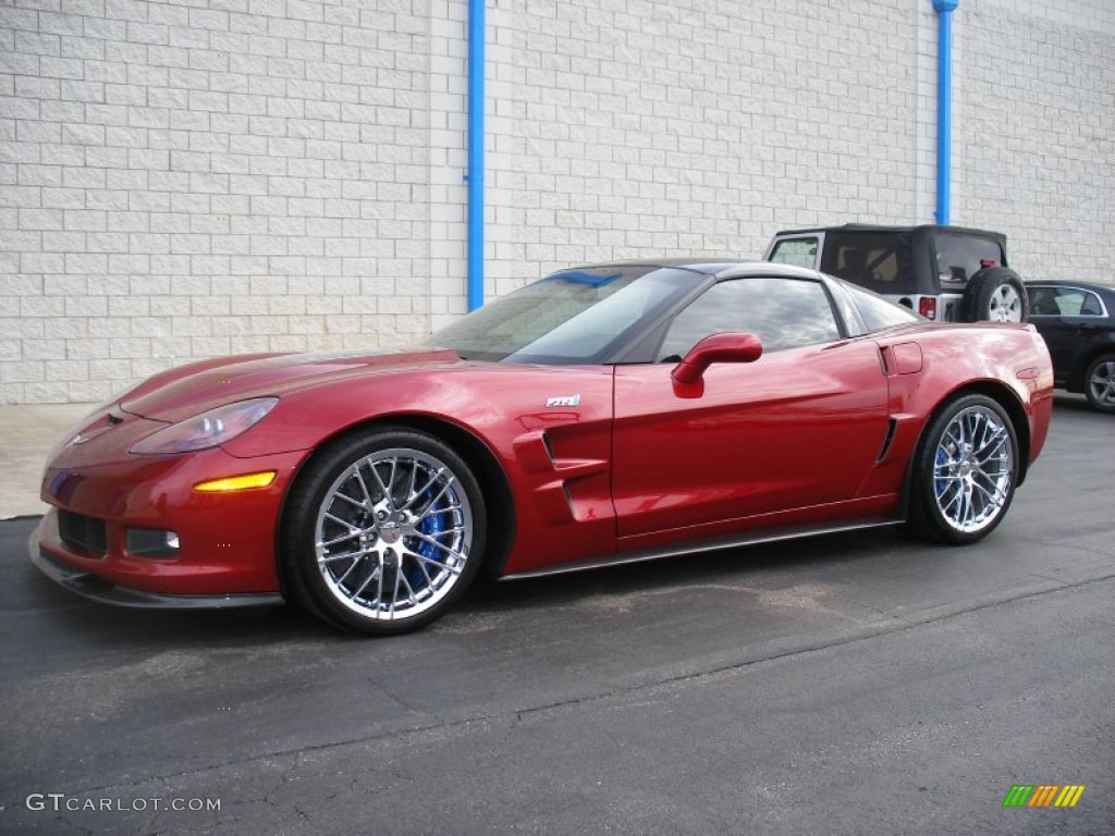 2011 Corvette ZR1 - Crystal Red Tintcoat Metallic / Ebony Black photo #3