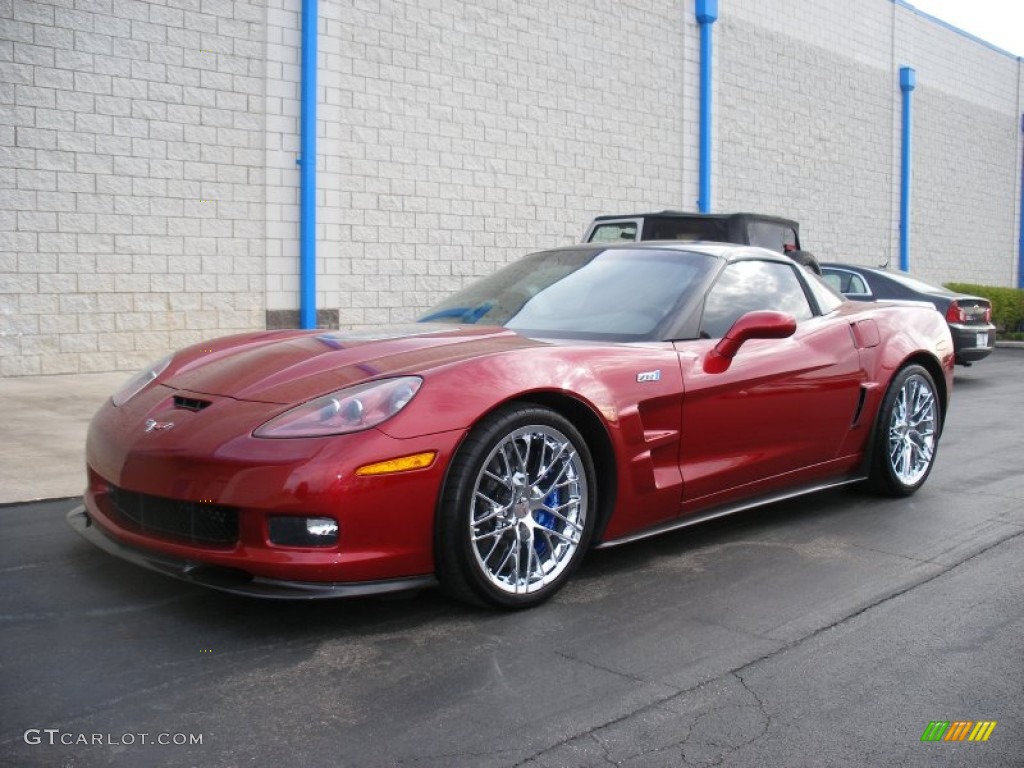 2011 Corvette ZR1 - Crystal Red Tintcoat Metallic / Ebony Black photo #5