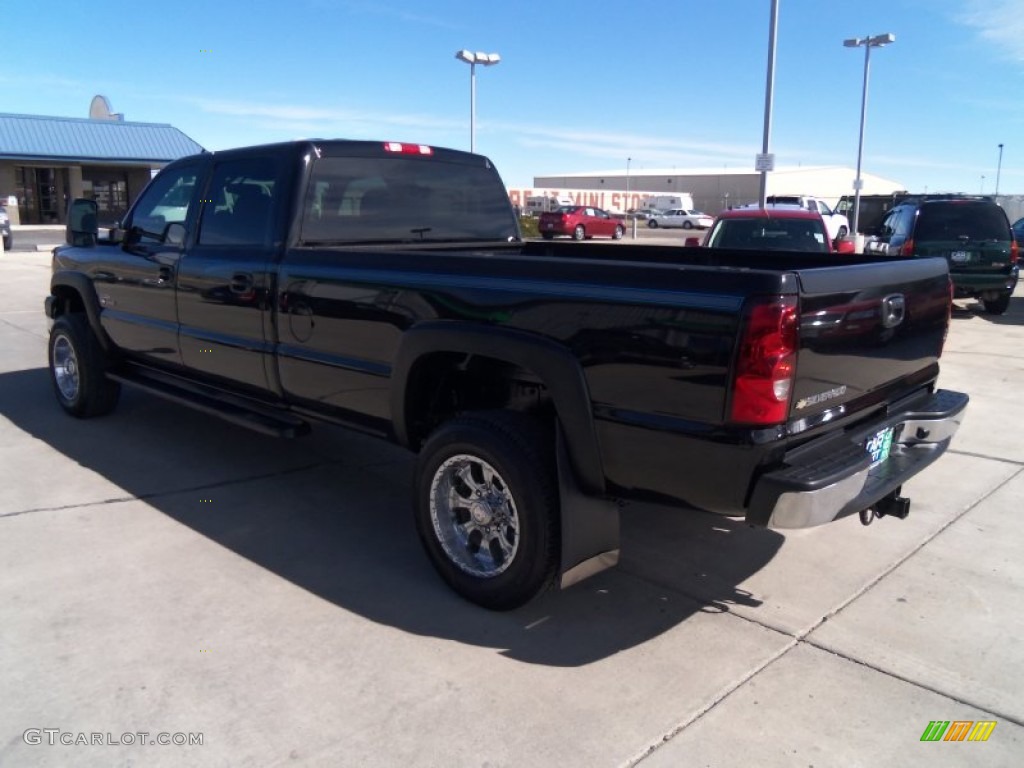 2006 Silverado 3500 LT Crew Cab 4x4 - Black / Dark Charcoal photo #27