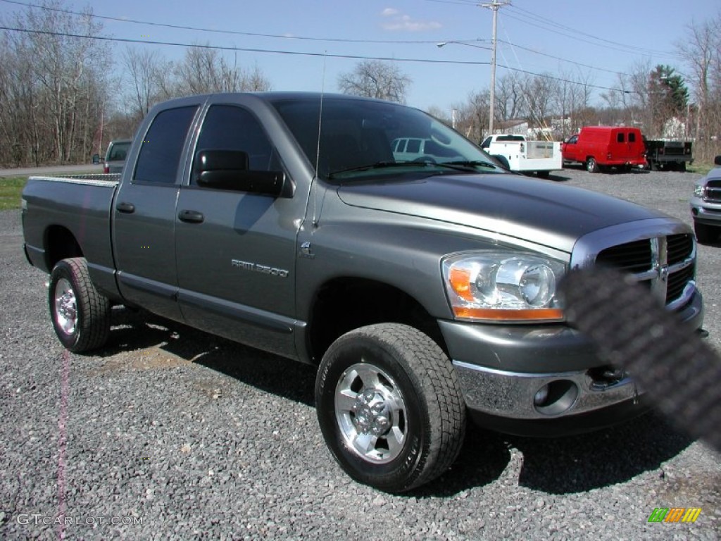 2006 Ram 2500 SLT Quad Cab 4x4 - Mineral Gray Metallic / Medium Slate Gray photo #14