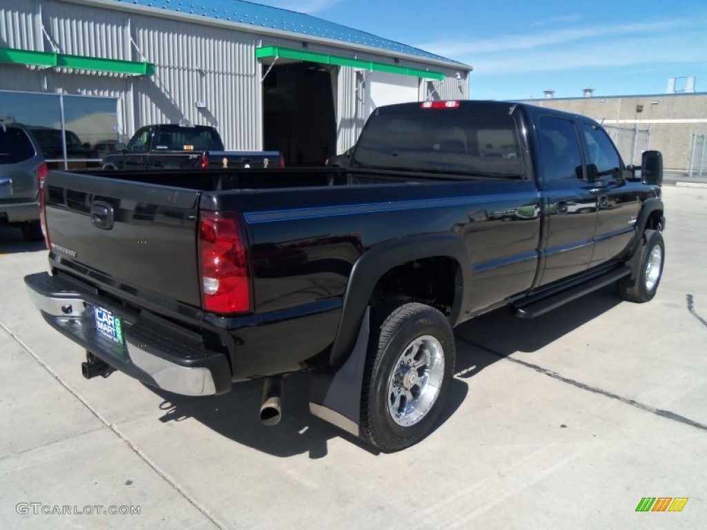 2006 Silverado 3500 LT Crew Cab 4x4 - Black / Dark Charcoal photo #30