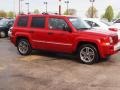 2009 Inferno Red Crystal Pearl Jeep Patriot Limited 4x4  photo #2