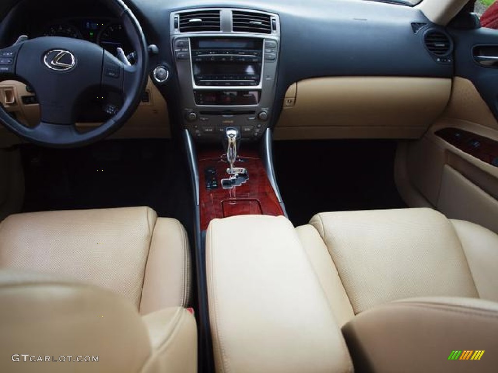 2008 IS 250 AWD - Matador Red Mica / Cashmere Beige photo #10