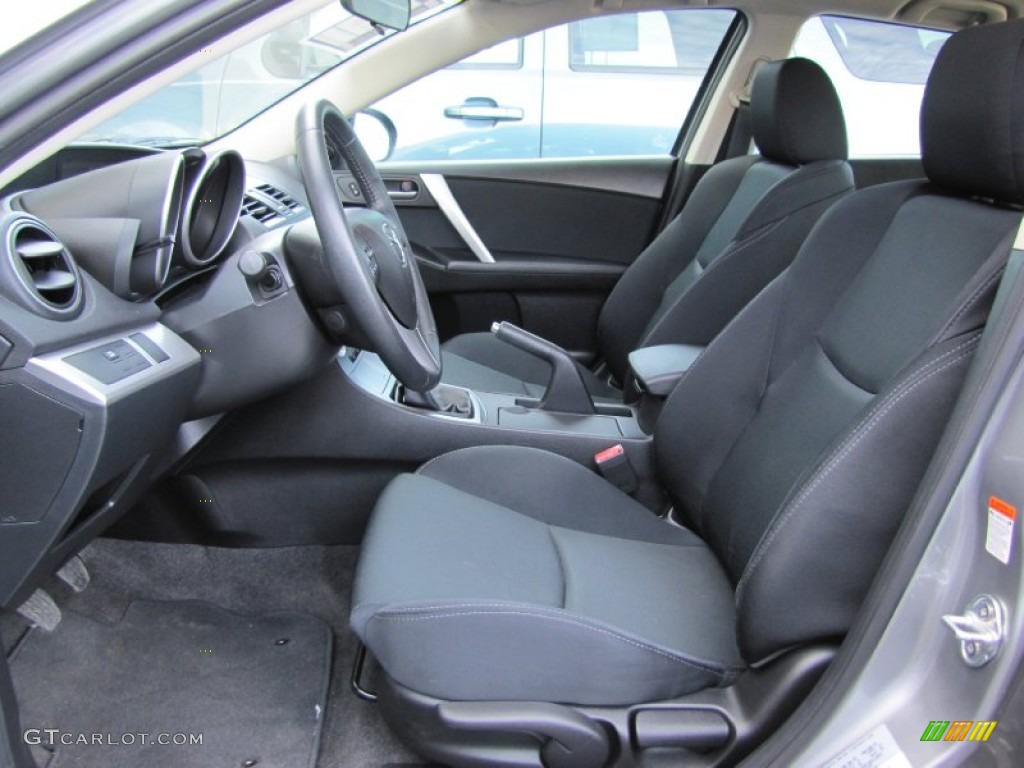 Black Interior 2011 Mazda MAZDA3 s Sport 5 Door Photo #62686046