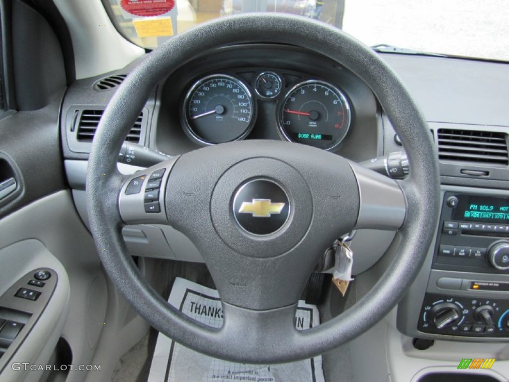 2008 Chevrolet Cobalt LT Sedan Gray Steering Wheel Photo #62686634