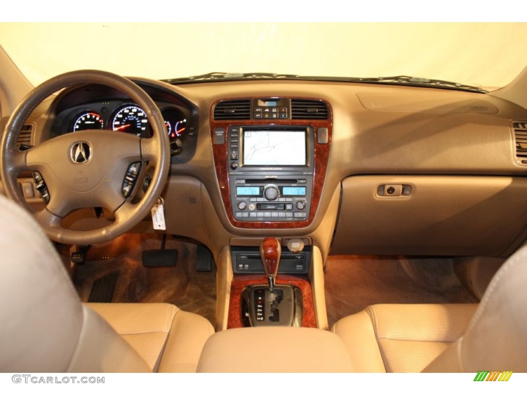 2004 MDX  - Aspen White Pearl / Saddle photo #11