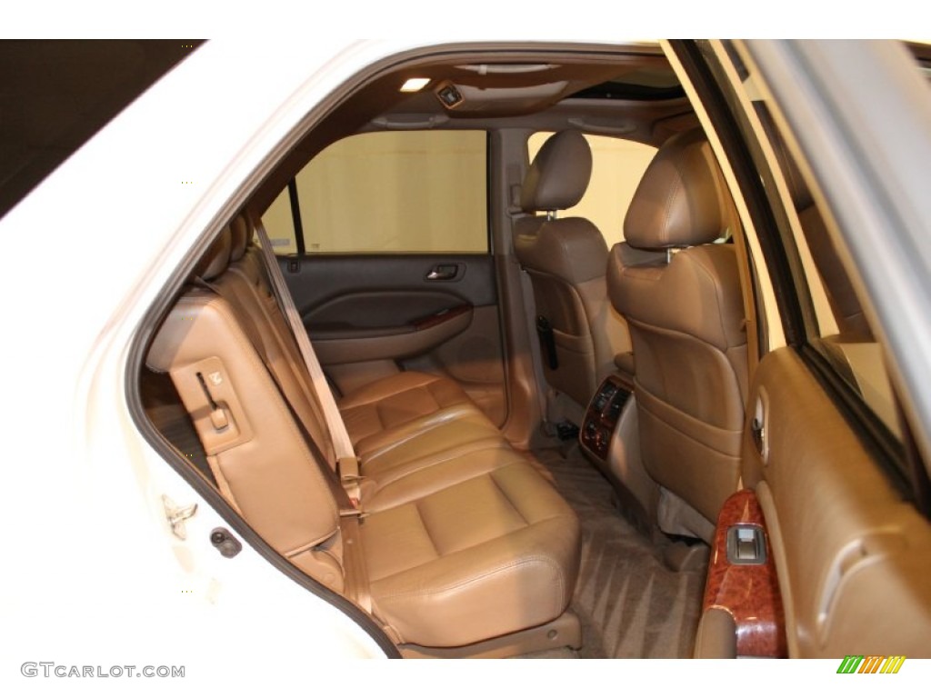2004 MDX  - Aspen White Pearl / Saddle photo #19