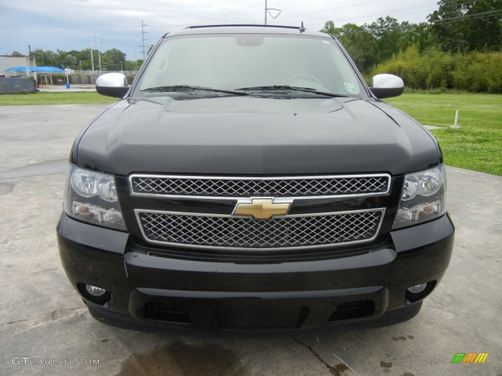2008 Suburban 1500 LTZ - Black / Light Titanium/Dark Titanium photo #2
