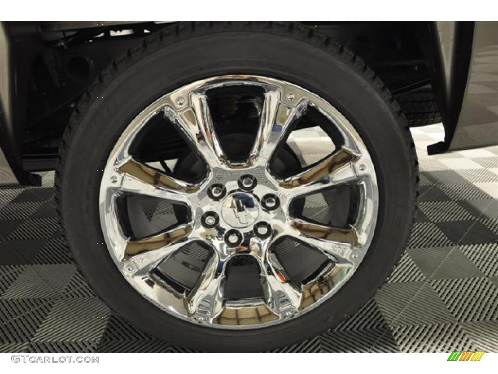 2012 Silverado 1500 LTZ Crew Cab 4x4 - Mocha Steel Metallic / Light Titanium/Dark Titanium photo #5