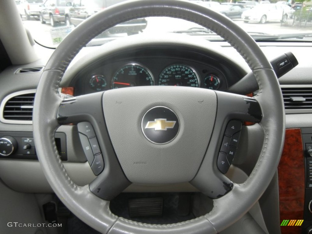 2008 Suburban 1500 LTZ - Black / Light Titanium/Dark Titanium photo #19