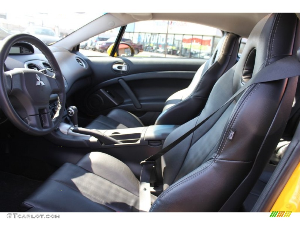 2009 Eclipse GT Coupe - Solar Satin Yellow / Dark Charcoal photo #12