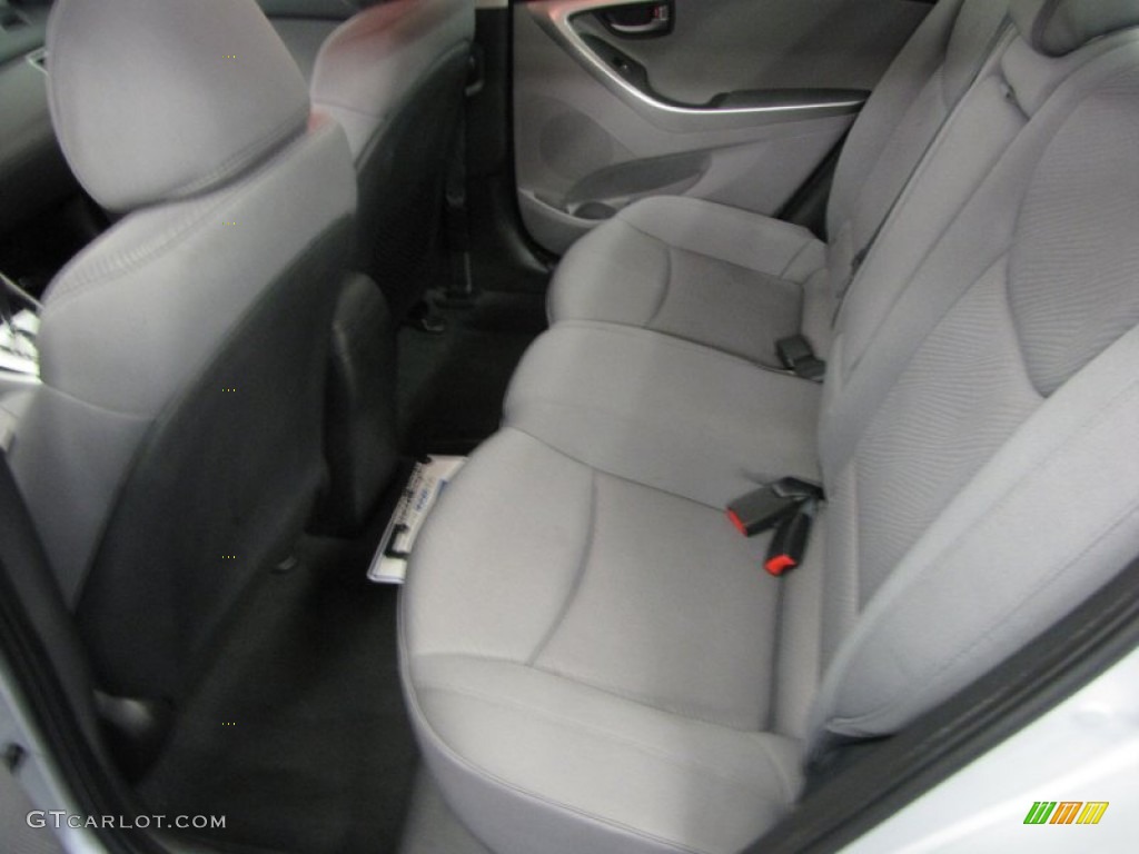 2011 Elantra GLS - Radiant Silver / Gray photo #16