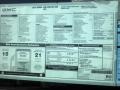  2012 Sierra 1500 SLE Extended Cab 4x4 Window Sticker