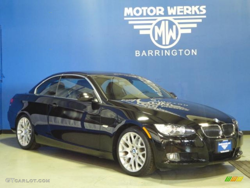 2009 3 Series 328i Convertible - Jet Black / Black photo #1