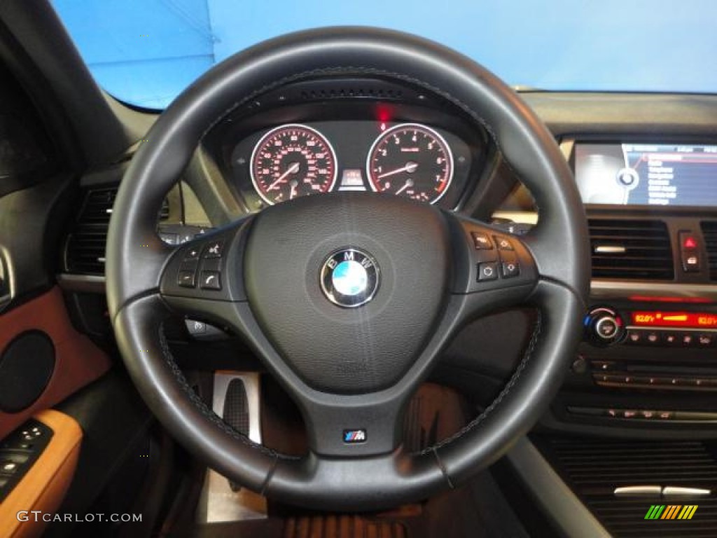 2011 BMW X5 xDrive 35i Cinnamon Steering Wheel Photo #62692541