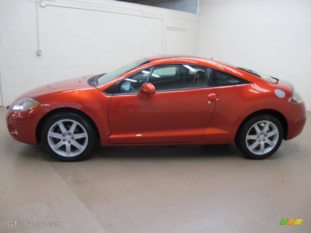 Sunset Orange Pearlescent 2006 Mitsubishi Eclipse GT Coupe Exterior Photo #62692895