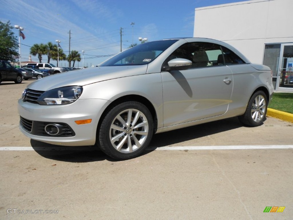 White Gold Metallic 2012 Volkswagen Eos Komfort Exterior Photo #62693687