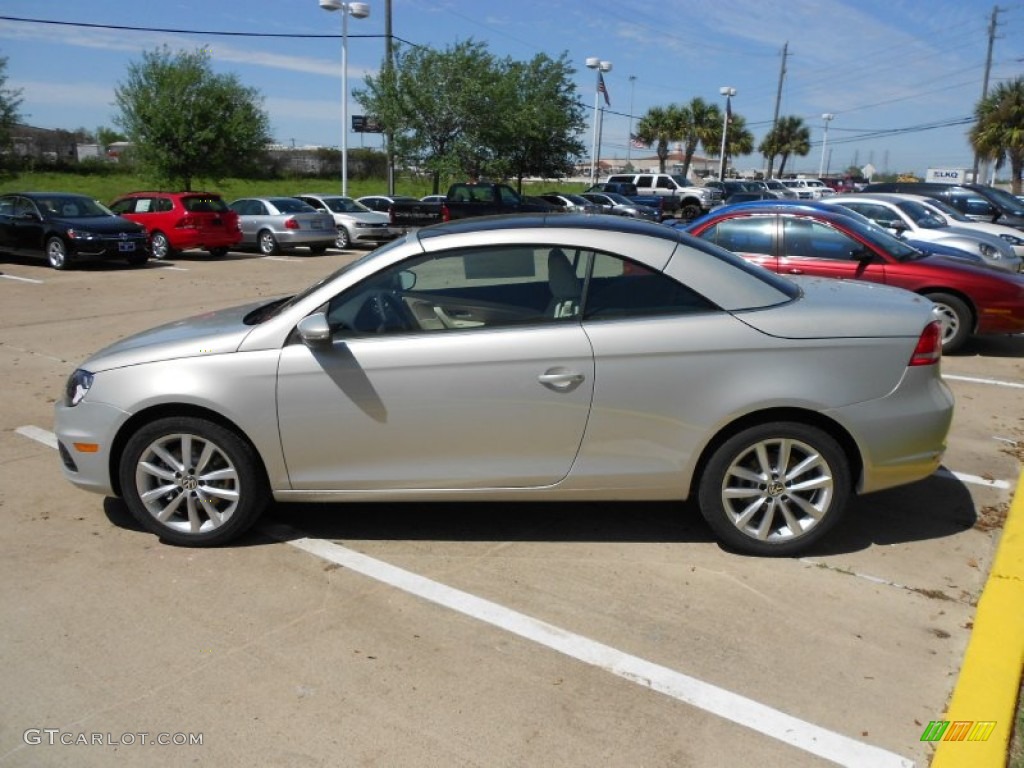 White Gold Metallic 2012 Volkswagen Eos Komfort Exterior Photo #62693696