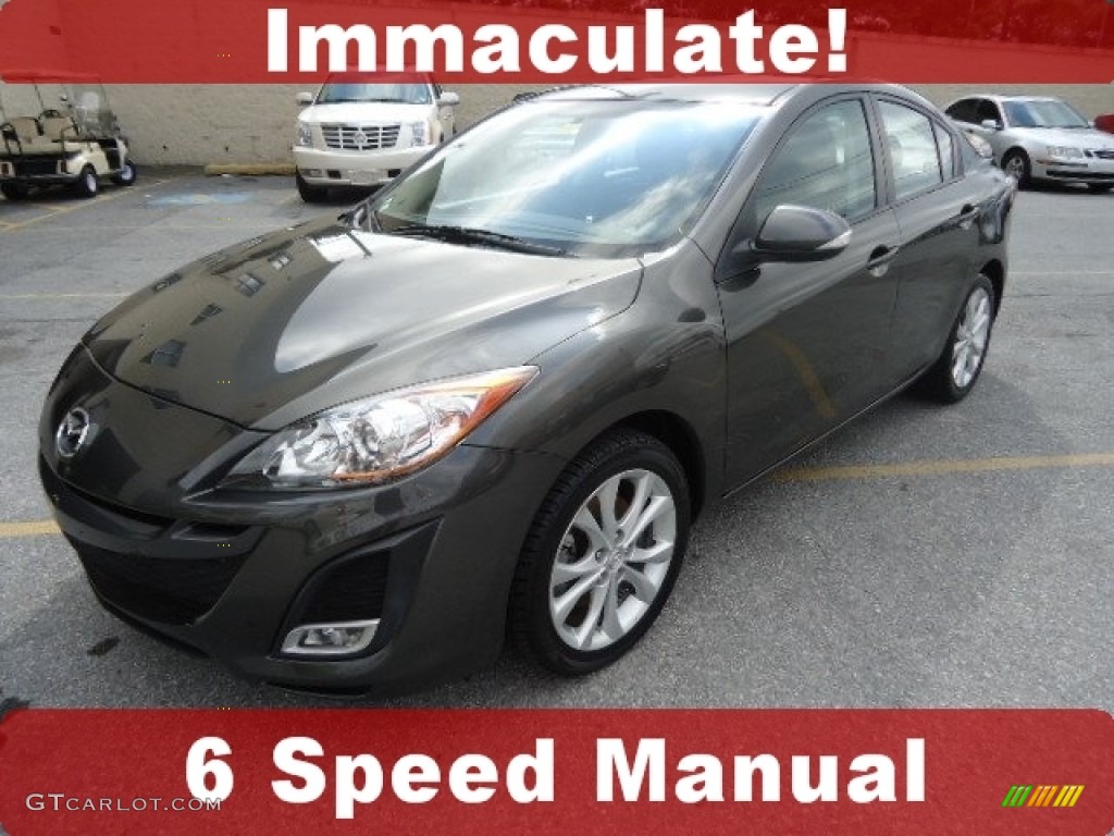 2010 MAZDA3 s Sport 4 Door - Graphite Mica / Black photo #1