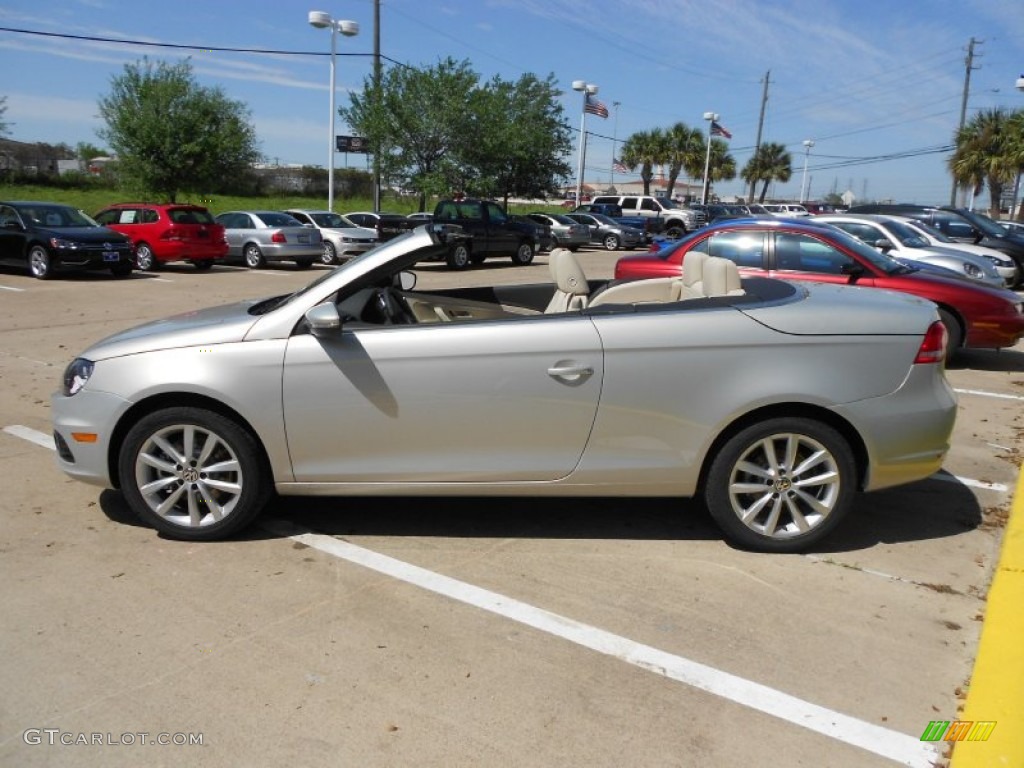 White Gold Metallic 2012 Volkswagen Eos Komfort Exterior Photo #62693864