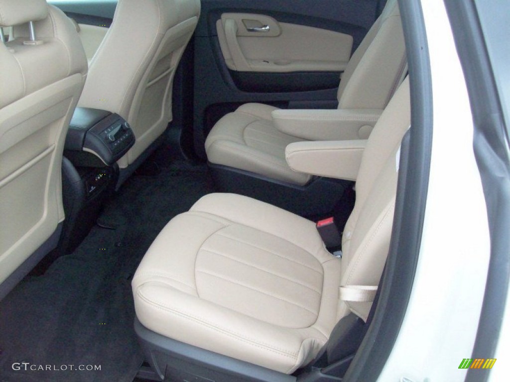 2012 Chevrolet Traverse LTZ AWD Rear Seat Photo #62693948