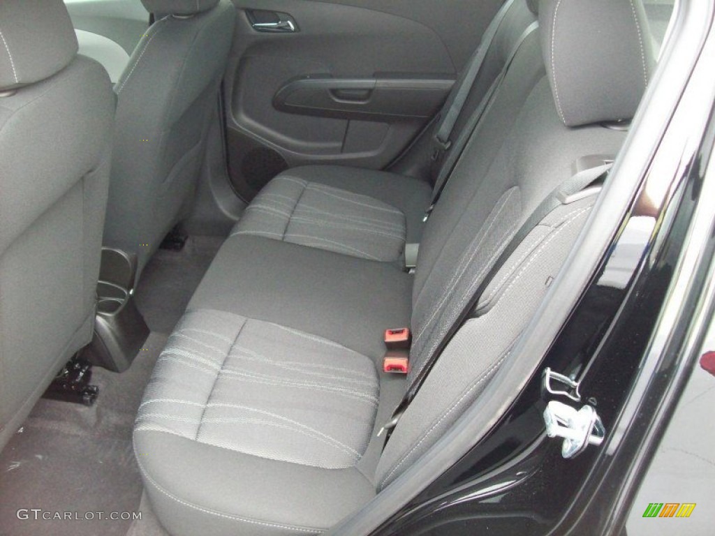 Jet Black/Dark Titanium Interior 2012 Chevrolet Sonic LT Hatch Photo #62694250