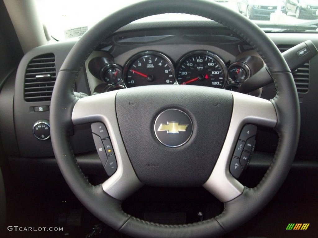 2012 Silverado 1500 LT Extended Cab 4x4 - Fleet Green / Ebony photo #21