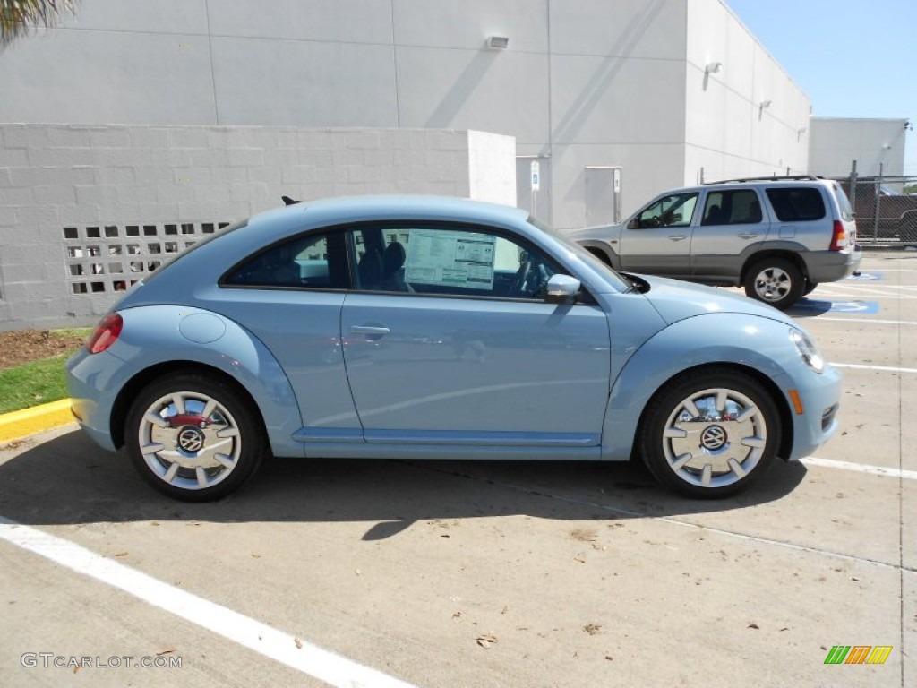 2012 Beetle 2.5L - Denim Blue / Titan Black photo #8