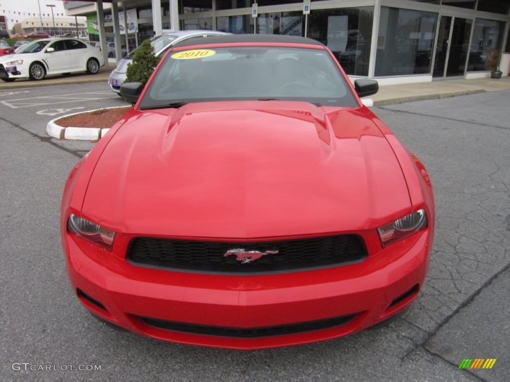Torch Red 2010 Ford Mustang V6 Convertible Exterior Photo #62696021