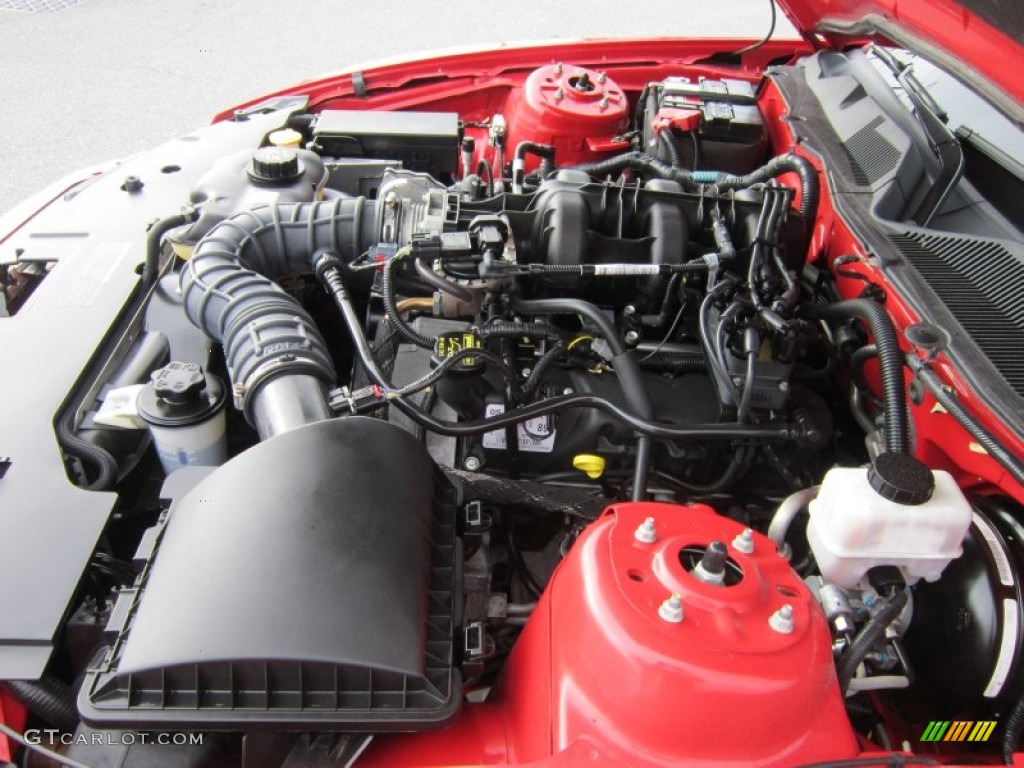 2010 Ford Mustang V6 Convertible 4.0 Liter SOHC 12-Valve V6 Engine Photo #62696138